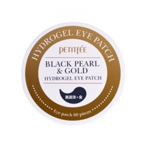 Petitfee Black Pearl & Gold Hydrogel Eye Patch 黑珍珠+金箔眼膜 (60片)
