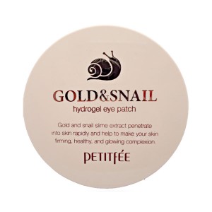 Petitfee Gold & Snail Eye Patch  黄金蜗牛凝胶眼膜  (60片)